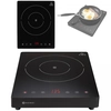 Petite cuisinière à induction professionnelle 2000W Black Line Hendi 239391