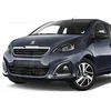 Peugeot 108 - Benzi cromate Ajustarea barei de protecție false a grilului cromat