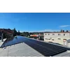 Photovoltaic Structure for 10 Modules on Metal Roofing or Metal Tiles