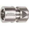 piece of tubing 3/4" -19mm MS Ni m.Clamping nut GEKA plus plug-in system