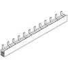 Pieptene busbar tip pin 3 poli 12pini(4x3 module) 63A 210mm 10mm² pentru conexiuni in sigurante