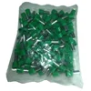 Pinos tubulares com isolamento terminal 16mm² conjunto verde 100 peças