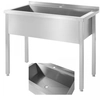 Piscine de restauration professionnelle, inox 80x60x85 Hendi 811825