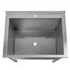 Piscine Évier traiteur soudé 1 bac, 90x60x85cm Inox