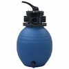 Písková filtrace Lumarko Pool se 4cestným ventilem, modrá, 300 mm