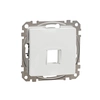 Placa central para cartuchos Keystone (HDMI, VGA,RJ45, RJ11), DESIGN SEDNA branco