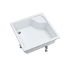Plato de ducha acrílico estándar Doris cuadrado 90x90 profundidad 28 cm 3.233.El set incluye: plato de ducha acrílico, marco L06