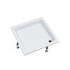 Plato de ducha acrílico estándar Zefir cuadrado 90x90x26 profundidad 12 cm 3.212.El set incluye: plato de ducha acrílico, marco L06