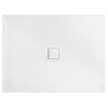 Plato de ducha rectangular Besco Nox Ultraslim 100 x 80 cm blanco - ADICIONAL 5% DESCUENTO POR CÓDIGO BESCO5