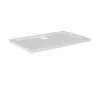 Plato de ducha rectangular Sea-Horse Riga con borde blanco 120x80