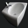 Plavis Design Hub lavabo suspendido 50 x 47 cm