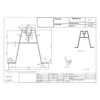 Ponte trapezoidal Wys=100mm L:2100mm sem EPDM