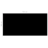 Pool cover, black color, 732x366cm, pe