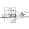 Pöörlemismootor RV170-C vertikaalvõll 22,2 mm / 80 mm RV170 C