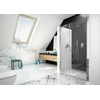 Porta doccia Deante Moon - 90 cm - battente - vetro trasparente - ULTERIORE SCONTO 5% PER CODICE DEANTE5