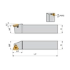 Porta-ferramentas de tornear - rosqueamento / faca de rosqueamento externo, esquerda, S - fixação com parafuso