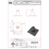 Porta-raios de fio universal fi 6-8