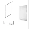 Portas de duche Besco Duo Silde 110 cm - DESCONTO adicional 5% com código BESCO5