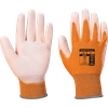 PORTWEST Antistatic glove PU palm Size: XXS, Color: light gray