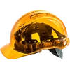 PORTWEST Helmet Peak View ventilated Color: fluorescent yellow