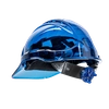 PORTWEST Helmet Peak View with ventilation Color: fluorescent yellow