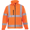 PORTWEST Hi-Vis softshell jacket (3L) Size: S, Color: fluorescent orange