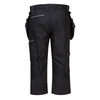 PORTWEST KX3 Shorts 3/4 Length Size: 46, Color: black