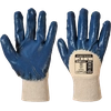 PORTWEST Nitrile gloves Size: L, Color: fluorescent yellow