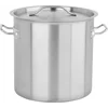 Pot, haut, diamètre 28cm 17L + couvercle inox