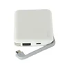 Powerbank V-TAC C USB MicroUSB Wskaźnik 5000mAh naładowania baterii w kolorze białym