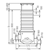 Pozzetto di campionamento DN 100/150 con coperchio Kessel di classe B 915880B