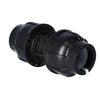 PP compression fitting 32x32 PN16, for PE pipes, black colour