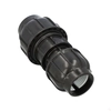 PP compression fitting 90x75 PN10, for PE pipes, black colour