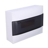 PRACTIBOX S surface-mounted distribution board 1x12 transparent door