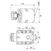 Presa trifase applicata 4 poly 32A 3P+E 6h CEE 380V IP44