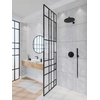 PRETTO SHOWER SET WITH BATTERY CONCEALED, BLACK