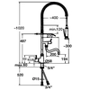 Професионален кетъринг кран с душ и чучур Bartscher 400123