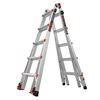 Profesionalios aliuminio kopėčios, mažų milžiniškų kopėčių sistemos, 4 x 5 laipteliai – lygintuvas M22, 5 1, išlyginimo kojos