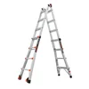 Profesionálny hliníkový rebrík, systémy Little Giant Ladder, 4 x 4 schodíky – vyrovnávač M17, 5 v 1, vyrovnávacích nohách
