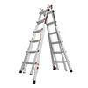 Profesionálny hliníkový rebrík Systémy malého obrovského rebríka 4 x 6 Stupne – vyrovnávač M26, 5 v 1 vyrovnávacích nožičkách