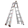 Profesionálny hliníkový rebrík Systémy malého obrovského rebríka 4 x 6 Stupne – vyrovnávač M26, 5 v 1 vyrovnávacích nožičkách