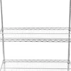 Professional Chrome Metal Storage Rack 4-półkowy 180x45x180cm