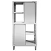 Professional Pass-Through Gastronomic Cabinet 4-drzwiowa 80x60x180cm