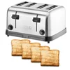 Professional Toaster for 4 Medium-Duty Toast Waring1800W Hendi WCT708E