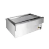 Professionel elektrisk grill stegepande, ribbet/glat 76cm 230V