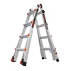 Professionele aluminium ladder, kleine gigantische laddersystemen, 4 x 4 treden - waterpas M17, 5 in 1, stelpoten