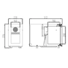 Professioneller Milchkühler für Espressomaschine 7l Stalgast 844100