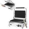 Professzionális Panini Contact Grill Közepes bordás 34x23 Hendi 263655