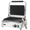 Professzionális Panini Contact Grill Közepes bordás 34x23 Hendi 263655