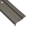 Profiles for stairs, 15pcs., Brown, 100cm, aluminum, l-shaped